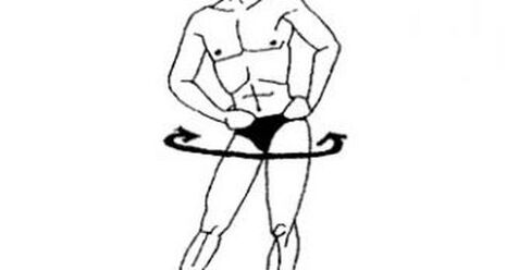 Rotasi panggul - latihan sederhana namun efektif untuk potensi pada pria