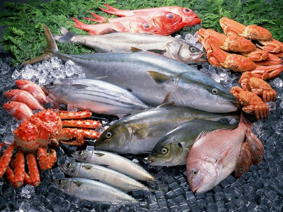 makanan laut untuk meningkatkan potensi